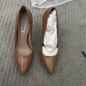 Steve Madden Women's Brown Patent Heels